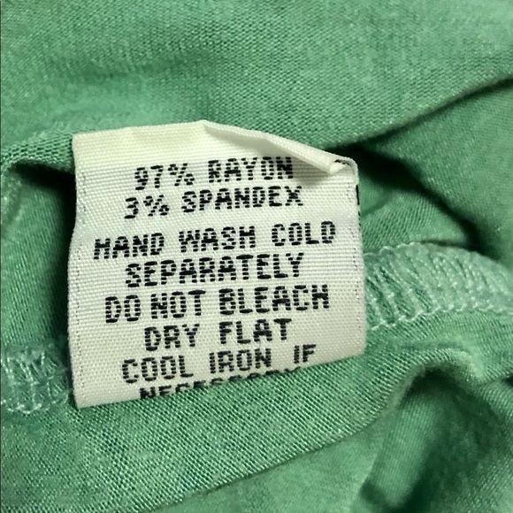 Y2K Lapis Mint Green T-Shirt Size M - Picture 5 of 5